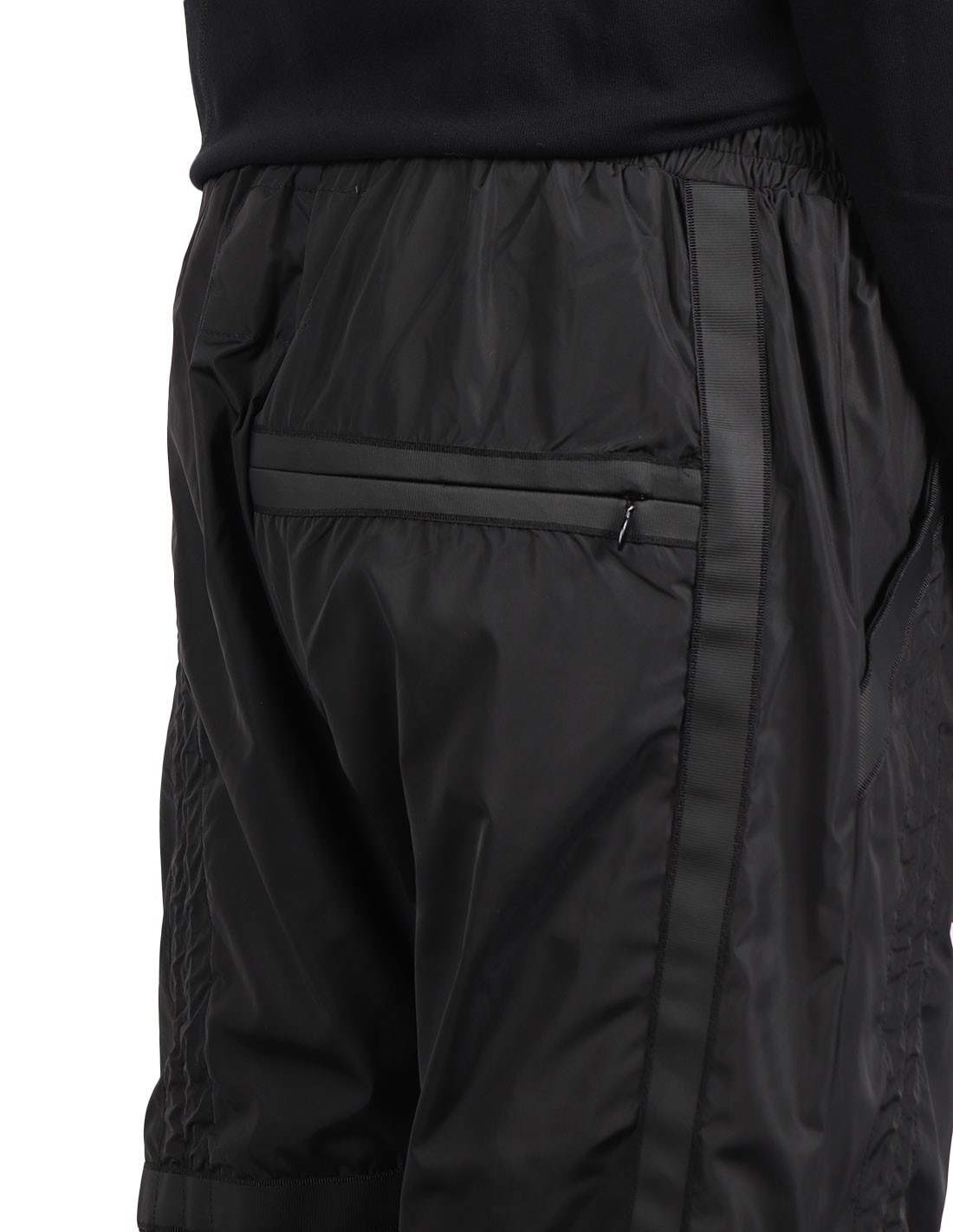black straight pants