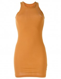 Débardeur orange dos nageur en coton Rick Owens DRKSHDW
