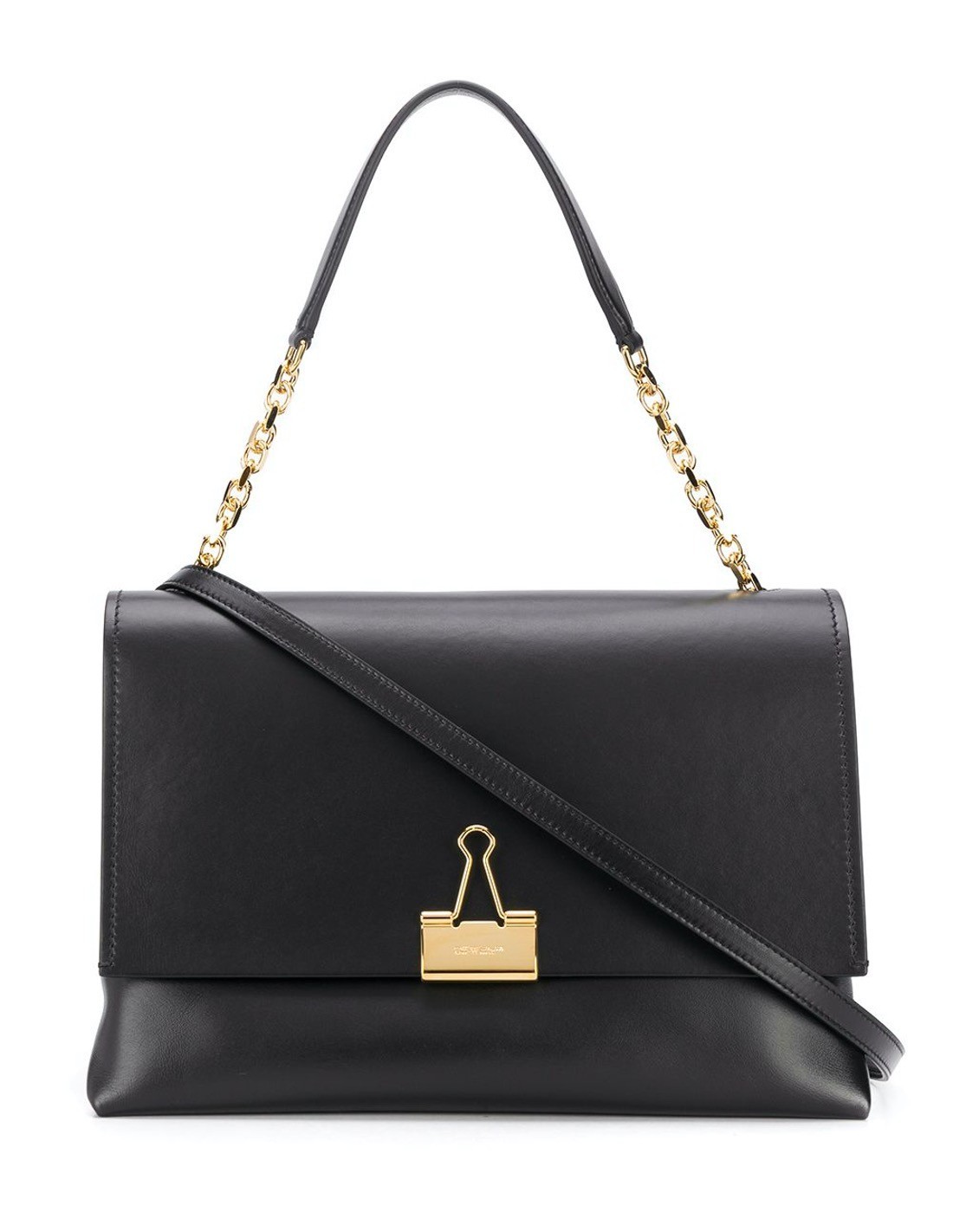 off white binder clip shoulder bag