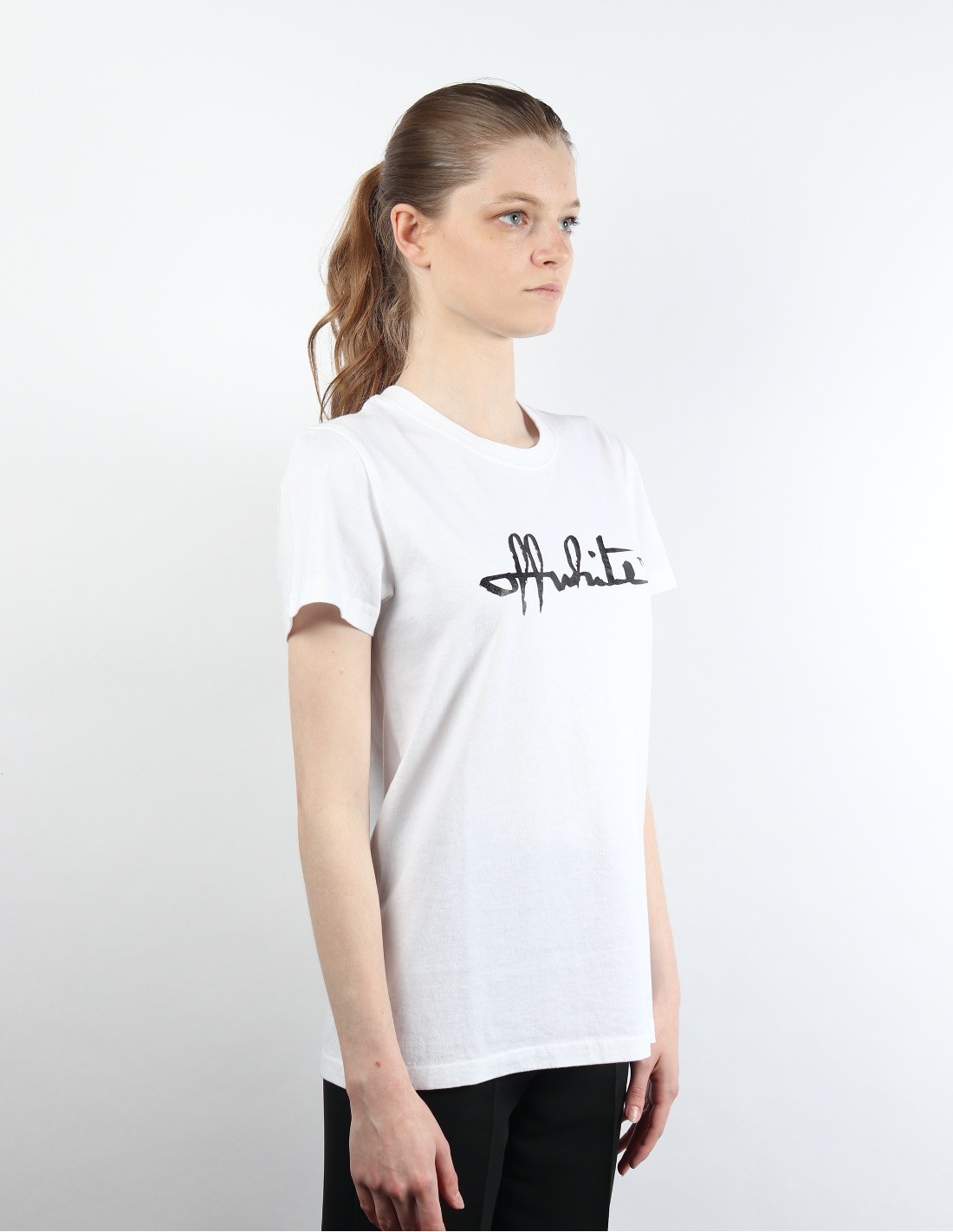 White short-sleeved OFF-White T-shirt