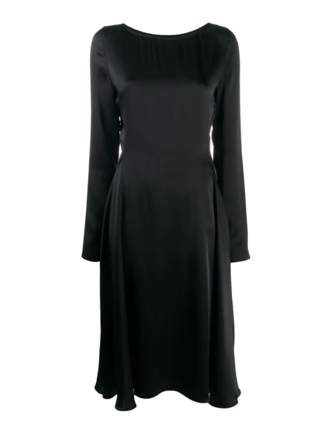 MAISON MARGIELA black mid-length skating dress for women, fw20