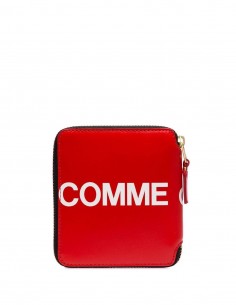 Porte-feuille zippé avec logo - Rouge Comme Des Garçons Mixte FW20