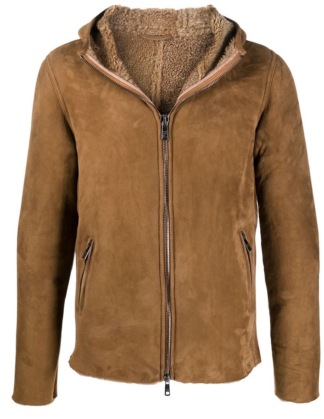 GIORGIO BRATO short zipped hooded jacket for men, fall/winter 2020
