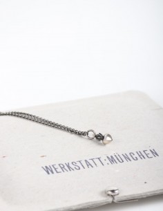 Silver heart pendant necklace WERKSTATT:MUNCHEN.