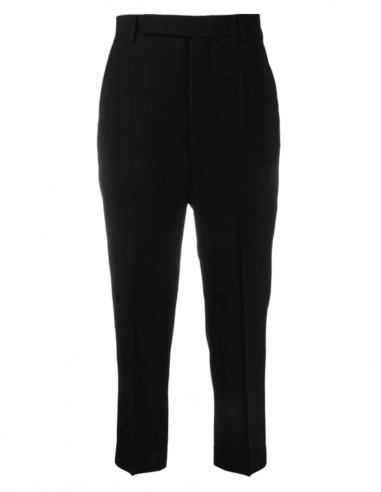 Pantalon plissé "Astaire" RICK OWENS en laine noir pour femme - SS21