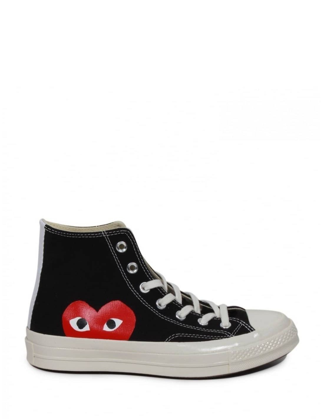 comme des garcons converse noir