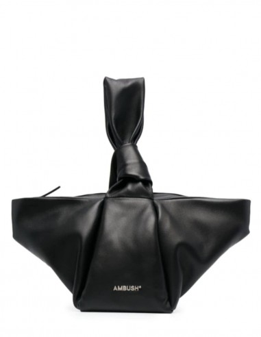 AMBUSH black "Twist" bag with handle for women - SS21
