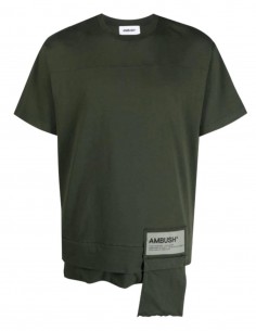 T-shirt AMBUSH poche zippée kaki - SS21