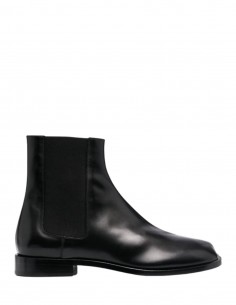 Bottines "Chelsea" MAISON MARGIELA Tabi noires pour homme