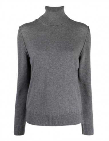 MAISON MARGIELA turtleneck sweater in grey cashmere for women - FW21