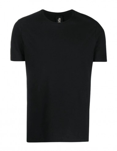 Black THOM KROM T-shirt with contrasting stitching for men - FW21