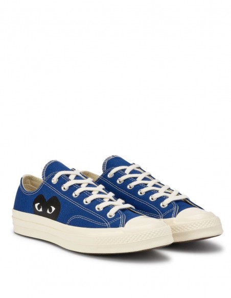 CDG Play X Converse low sneakers monoheart - Blue