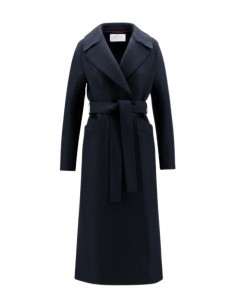 Long manteau navy façon peignoir Harris Wharf pour femme - FW21