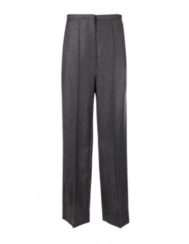 Pantalon gris Totême en laine mélangé pour femme - FW21