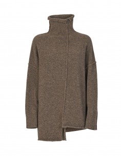 Brown Benenato high neck sweater for women - FW21