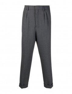 Grey trousers with pleats Ami Paris for men - FW21
