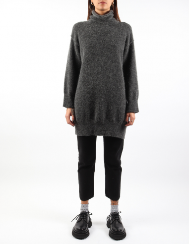 Benenato grey sweater dress for women - FW21