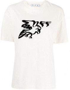 T-shirt beige Eagle OFF-WHITE - FW21