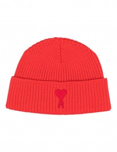 Red Ami Paris wool beanie for women and men - FW21