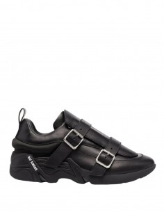 Raf Simons unisex black "Antei-22" sneakers with buckles - FW21