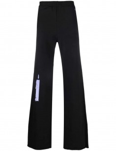 Pantalon de jogging noir motif "Candle" RAF SIMONS pour homme - FW21