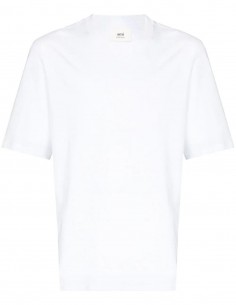 T-shirt Grand Coeur AMI Ton sur Ton Blanc - SS22