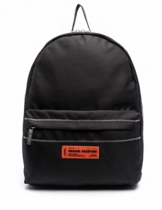 Black canvas backpack HERON PRESTON for men - FW21