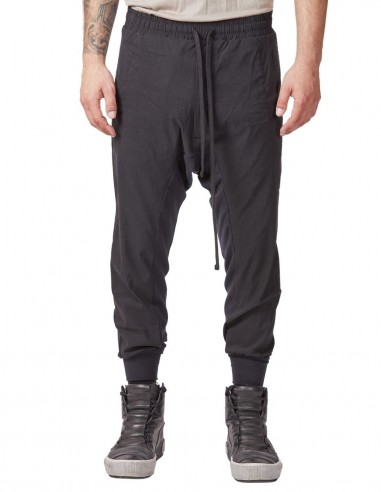 Pantalon de jogging en lin noir THOM KROM pour homme - SS22