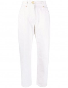 White mom fit jeans BALMAIN for women - SS22