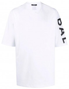 T-shirt oversize avec logo unilatéral blanc BALMAIN pour homme - SS22