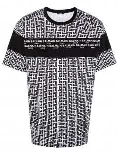 T-shirt à imprimé monogramme BALMAIN pour homme - SS22