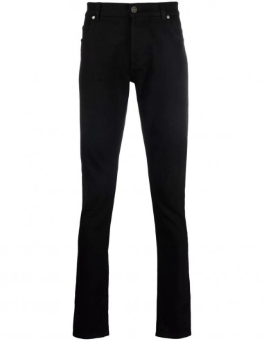 Black slim fit jeans BALMAIN for men - SS22