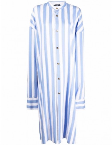 Robe-chemise longue à rayures BALMAIN pour femme - SS22