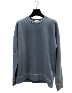Sweatshirt TEN C gris en coton pour homme - FW21
