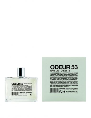 comme des garçons parfums "odeur 53" perfume of 200ml