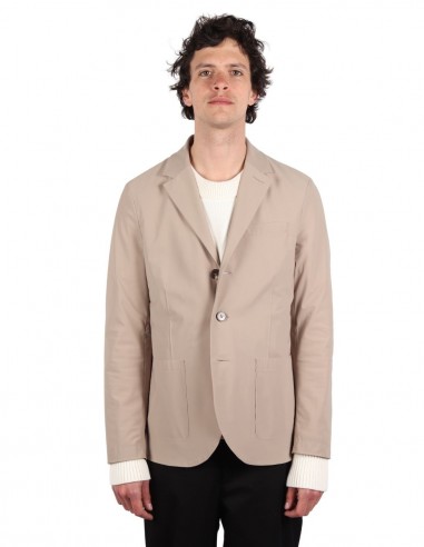 HARRIS WHARF beige blazer jacket with pockets for men - SS21