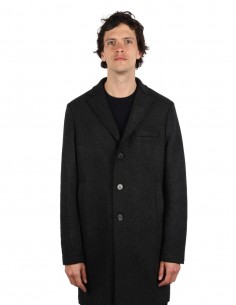 Homme Vêtements Manteaux Imperméables et trench coats Manteau à boutons pression Harris Wharf London pour homme en coloris Gris 