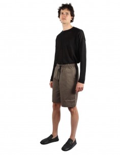 Short Taille Elastique taupe