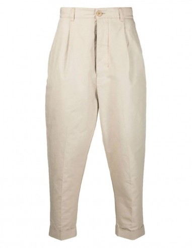 Pantalon à pinces beige AMI PARIS - SS22