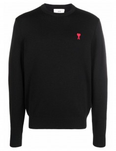 Pull "Ami de cœur" en laine de mérinos AMI PARIS - SS22