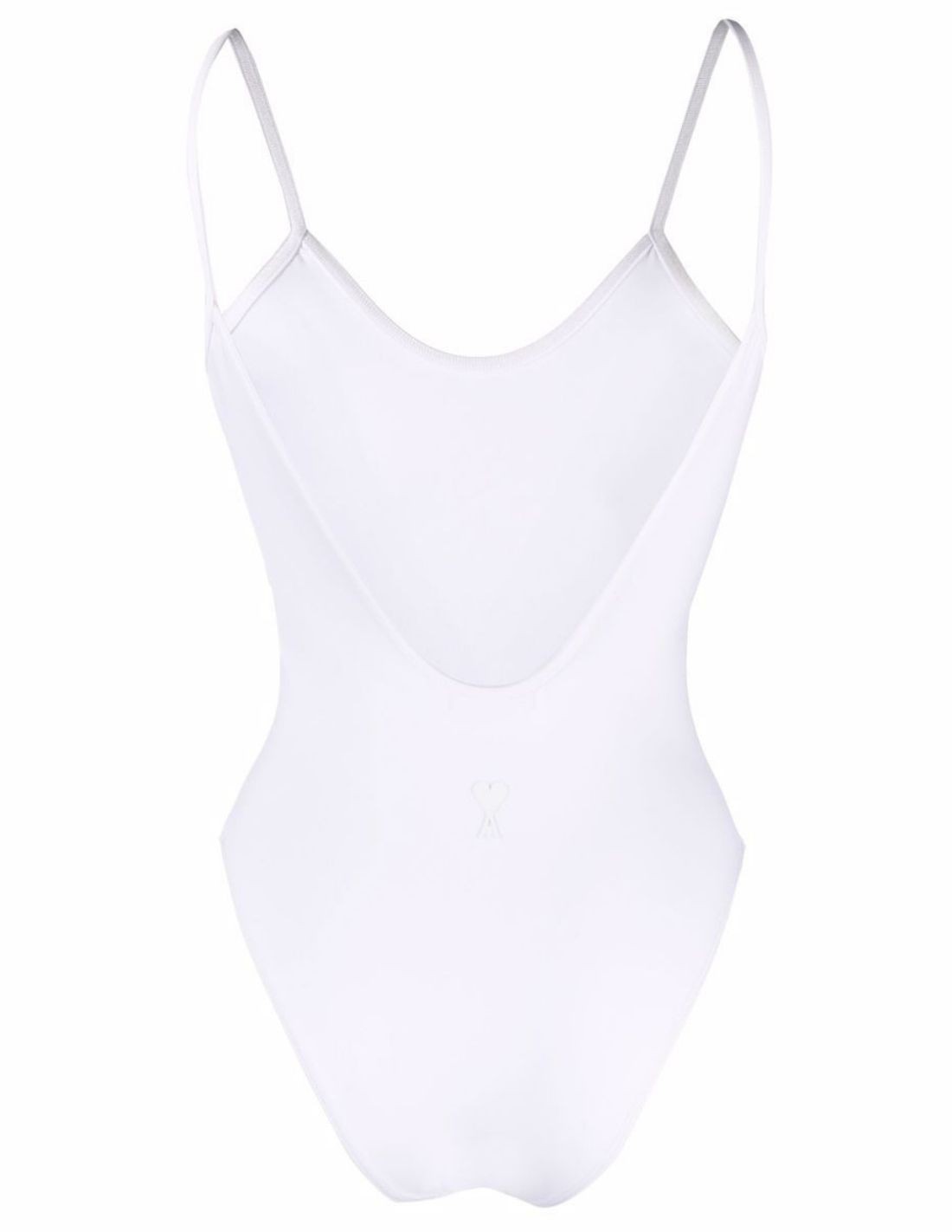 White one-piece swimsuit 