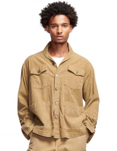 "Boxy" cotton overshirt GREG LAUREN - SS22