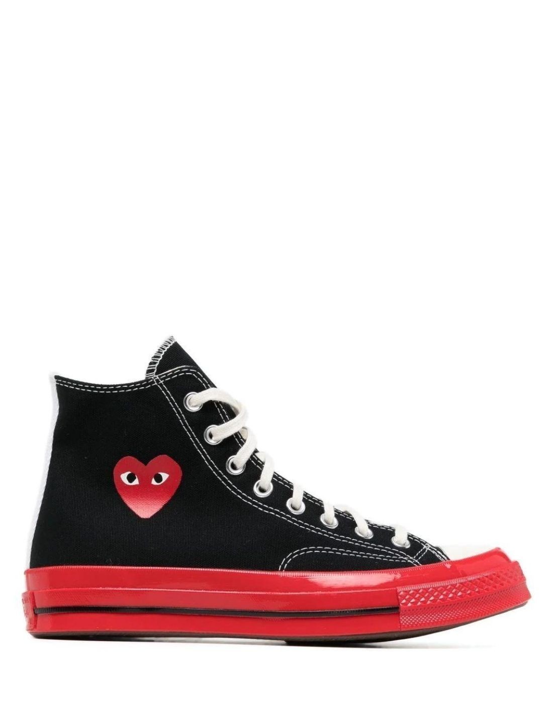 Black high top Chuck 70 sneakers CDG Play X Converse SS22
