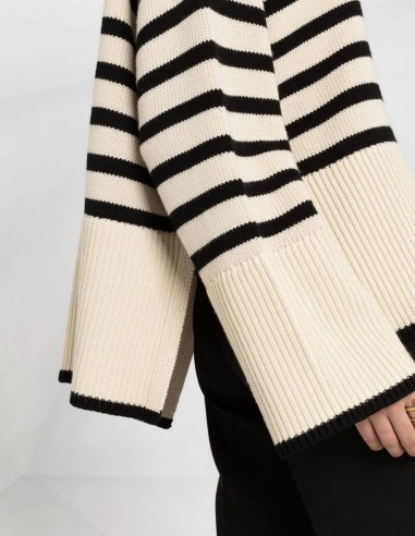 Two-tone striped turtleneck sweater TOTÊME.