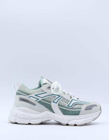 Green "Marathon R-trail" sneakers in green and white AXEL ARIGATO - SS22