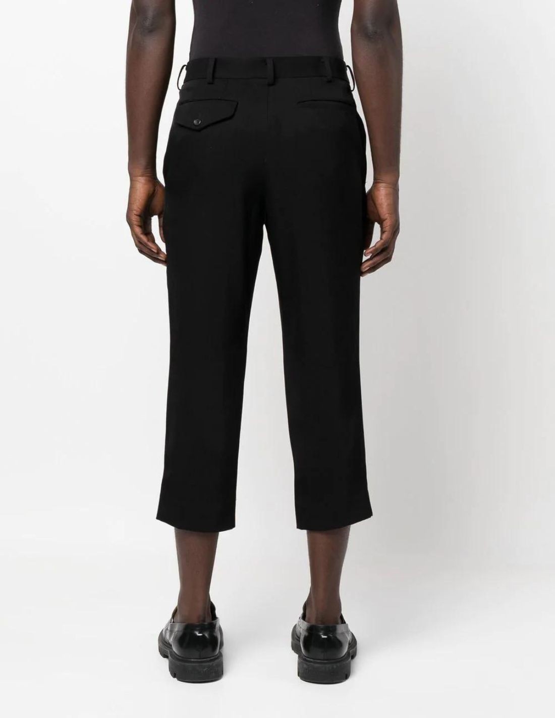 Triacetate cropped trousers BLACK COMME DES GARÇONS - SS22