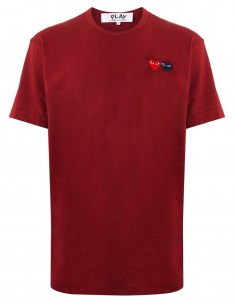 Shop Comme des Garçons PLAY Polka Dot Logo T-Shirt
