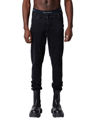 Anthracite slim fit jeans with contrast stitching THOM KROM - FW22