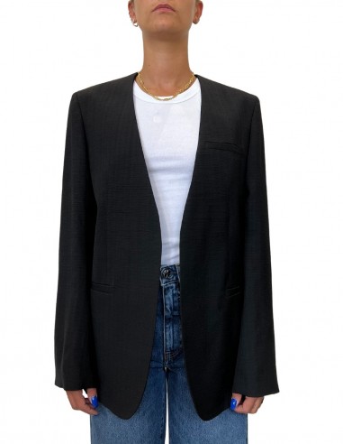 Collarless blazer jacket TOTÊME - FW22