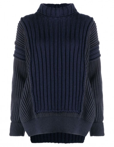 Thick ribbed knitted jumper MM6 - FW22